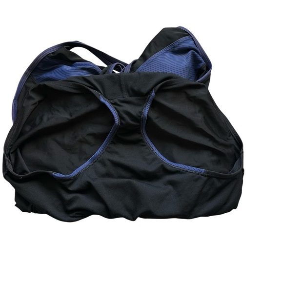 Speedo Women’s One Piece Swimsuit Blue Black Crossback Size XXL - Picture 5 of 10